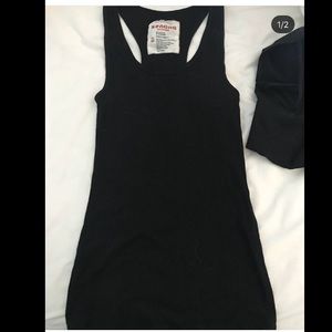 Black tank top